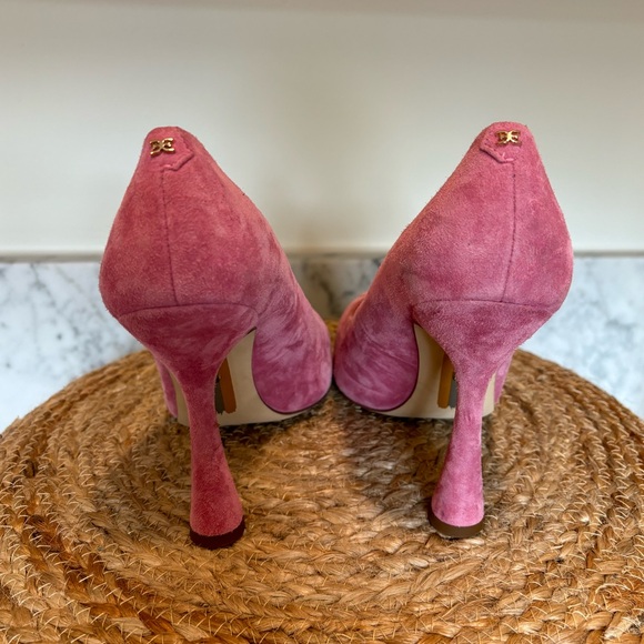 Sam Edelman Antonia Pink Confetti Pointed Toe Heel - Picture 3 of 5